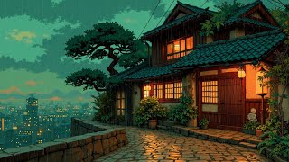 Cozy Japanese House Ambience & Lofi Hip Hop Beats ~ Perfect for Deep Work