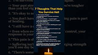 7 Thoughts That Save You in Hellish Moments #lifeadvice #love #healthandwellnessforseniors
