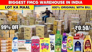 Biggest Warehouse In India| 100% Original FMCG Products| 90% Off| Dl84vlogs