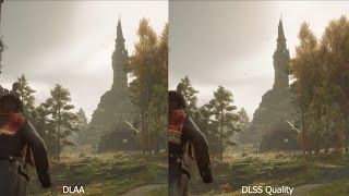 Hogwarts Legacy - DLAA vs DLSS Quality in motion