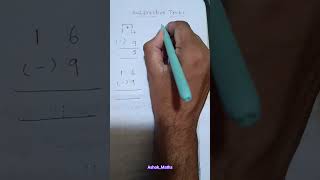 Subtraction Tricks #maths #mathtricks #subtractiontricks #viralshort #ytshorts #youtubeshorts