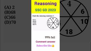 🔥🔥SSC GD Reasoning Question  Reasoning  Reasoning Tricks in hindi SSC GD 2023 #ssccgl2023 #reasoning