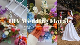 DIY WEDDING FLORALS WITH *SHEIN* FLOWERS - Wedding Planning & Preparations 💐🤍✨  |LibertyRobyn|