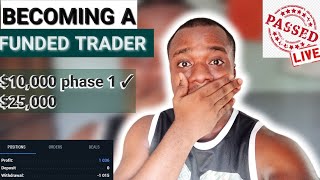 Trying To Get Funded | Phase 1 Passed *Live Trading*