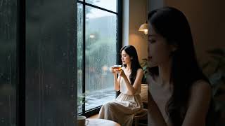 Relax in the rain #soundofrain #relax #tea #cozygirl