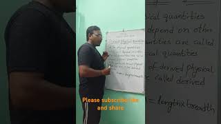 Derived quantities in physics 👍in english and telugu| Basics of physics for classes 6 to 10 #physics