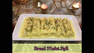 Bread Malai Roll | 15 minutes dessert recipe | Quick and Delicous dessert | @perfectcookingmeal