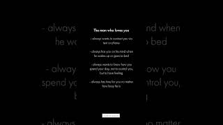 The Man Who Truly Loves You Will Always Do These Things ❤️ | Relationship Facts | Wisdom_Weave
