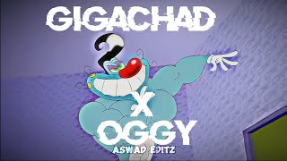 Oggy x Gigachad 🗿||Oggy Edit🔥
