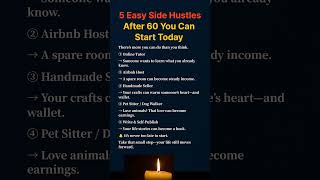 5 Easy Side Hustles After 60 You Can Start Today #love #healthandwellnessforseniors #mentalhealth