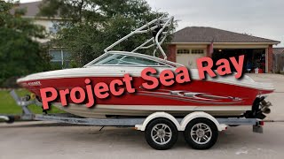 Sea Ray boat project.