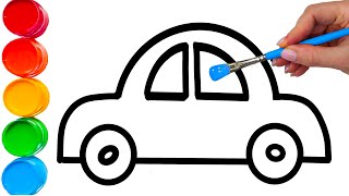 How to Draw and Paint Toy Cars | Kids Art Time
