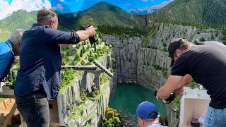Mission Impossible Reckoning TRAIN CRASH, fall from a bridge, behind the scenes with miniatures