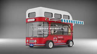 WALES Series Food Stand Jekeen Food Kiosk Beverage Stall