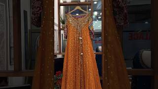 Golden Bridal Lehenga, wedding & party wear dress #partywear #weddingdress #vrialshorts #design