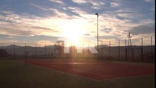 Tennis Court In The Evening Sun [FULL HD 1080p]