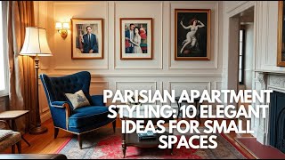 Parisian Apartment Styling: 10 Elegant Ideas for Small Spaces | Effortless French Interior Design