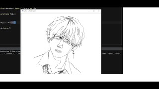 Draw Sketch in python only in 3 Line of code