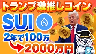 【トランプ激推し】SUIの仕組み・将来性・買い方について完全解説【ビットコインより安全？】