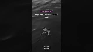 Love is emotional—respect is fundamental#relationshipcoaching #selflove #respect #love #talk