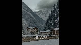 Ambience In a Snowy Mountain Hotel #cozythunderrainn #ambiencesounds #hotelambience #cozyhome