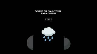 SOM DE CHUVA FORTE PARA RELAXAR E DORMIR