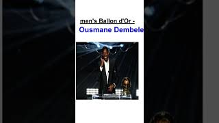 #footballchampions #ballondor2025 #sportscurrentaffairs2025 #awardsandhonours #ballondor #football