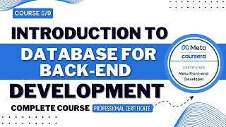 Introduction to Databases for Back-End Development FULL COURSE || Databases for Back-End TUTORIAL