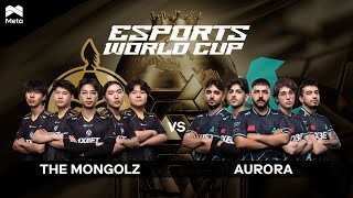EWC 2025 CS2 - The MongolZ vs Aurora - BO5 - MN cast