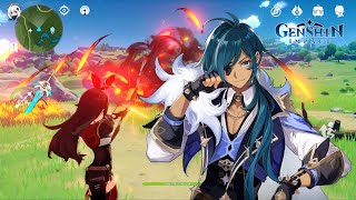 Genshin Impact gameplay #3 гайд по элементам в игре Genshin Impact + genshin impact guide + tips