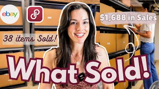 SOLD $1,688 Worth of Thrift Finds in One Week! | What Sold on eBay & Poshmark!