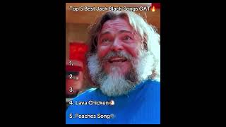 Top 5 Best Jack Black Songs🔥 #jackblack #minecraft #shorts