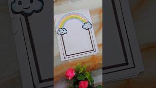 5 border designs for project #frontpage #projectwork #notebookdesign #borderdesign