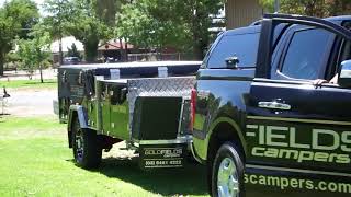 Black Panther Camper Trailer Set Up