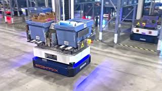 Automated order buffer, consolidation and dispatch for grocery and pharma warehouses | Brightpick