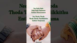 Vaa Pada Pada Enthan Kannamma Lyrics | Vaa Kannamma Song Lyrics | Female Version Uthara Unnikrishnan