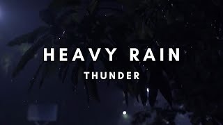 Heavy Rain & Thunderstorm Sounds | Perfect for Concentration, Calm, and Stress Relief