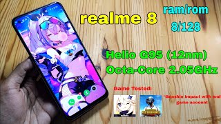 Tes Peforma Gaming Helio G95 realme 8 di Tahun 2024 | Genshin Impact & PUBG Mobile |