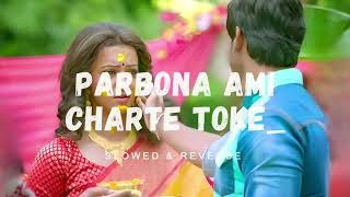 Parbona Ami Charte Toke - Lofi Song  Bonny  Koushani  Arijit  Indraadip  Raj Chakraborty 50