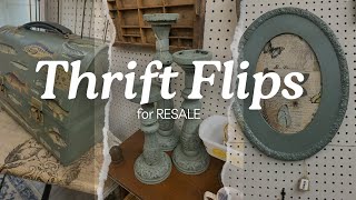 Thrift to Treasure/ Thrift Flips for Resale using IOD Transfers, Milk Paint, Decoupage
