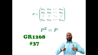 Math Subject GRE: Problem 37 on ETS Practice, GR1268 #37