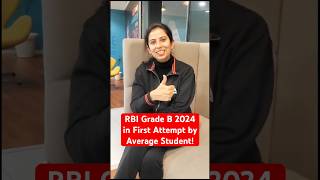 RBI Grade B 2024 in First Attempt by Average Student #rbigradeb #rbigradebpreparation #rbigradeb2024