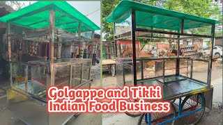 Golgappe and Tikki Indian Food Business, Design Cart - Food Cart Business DESIGN THELA GADI