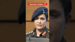Operation: Sindoor | National News | Lt Col Sophia Qureshi Addressing #operationsindoor #sindoor