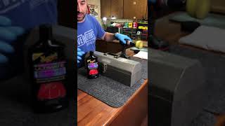How-to Clean, Remove Rust, Wax, Restore and Seal in the Patina on an Old Metal Toolbox - Full Vers.