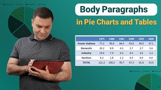 Band 9 Body Paragraph in IELTS Task 1 Pie Charts and Tables