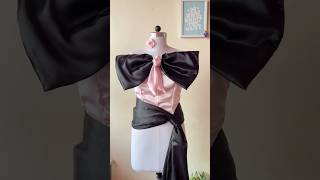 Learn how to create bow dress ! 🎀🧿#fashion #trending #reelitfeelit #reels #viral #diy