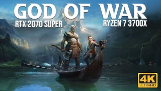 GOD OF WAR PC | RTX 2070 SUPER + RYZEN 7 3700X | 4K