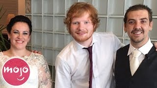 Top 10 Times Celebs Crashed Weddings