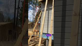 Обзор каркасного дома площадью 62 квадратных метра #стройка #дом #каркасныйдом #каркасник #иркутск